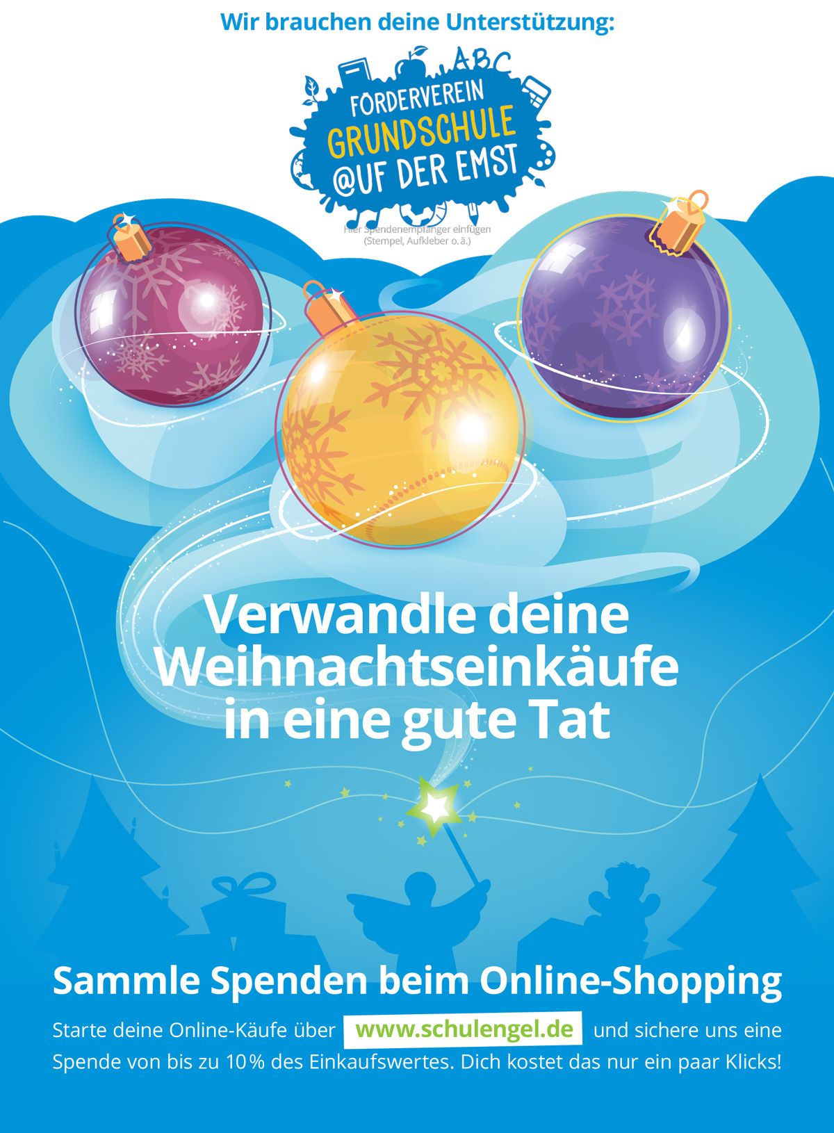 Schulengel Weihnachtsflyer mit Logo 2019 11 01